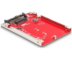 Delock 2.5? Konverter U.3 SFF-8639 zu M.2 NVMe Key M - 7 mm