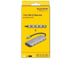 Šakotuvas „Delock 64323 USB Type-C stotelė / replikatorius“