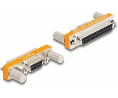 Delock Adapteris D-Sub 9 Pin Buchse mit Muttern zu D-Sub 25 Pin Buchse mit Schrauben