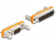 Delock Adapteris D-Sub 9 Pin Stecker mit Muttern zu D-Sub 25 Pin Stecker mit Schrauben