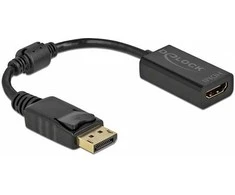 „Delock“ adapteris „DisplayPort 1.1“, pasyvus juodas HDMI lizdas