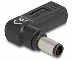 Delock Adapteris für Notebook Ladekabel USB Type-C™ Buchse zu Dell 7,4 x 5,0 mm Stecker 90° gewinkelt