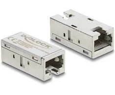 Delock Adapteris Kupplung RJ45 Buchse zu Buchse Cat.6A Metall