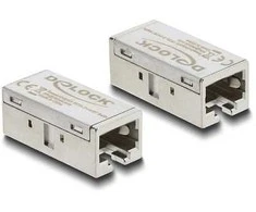Delock Adapteris Kupplung RJ45 Buchse zu Buchse Cat.6A Metall