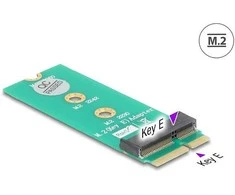 Delock Adapteris M.2 Key E Stecker zu M.2 Key E Slot - Portschoner und Verlängerung