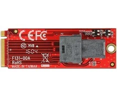 Šakotuvas DeLOCK 62721, PCIe, M.2, PCIe 3.0, Juoda, Raudona, 12 Gbit/s, -10 - 85 °C