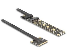 Delock Adapteris Mini PCIe Stecker zu M.2 Key M Buchse mit Kabelis 20 cm