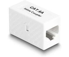 Delock Adapteris RJ45 Buchse zu RJ45 Buchse Cat.6A UTP baltas