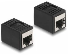 Delock Adapteris RJ45 Buchse zu RJ45 Buchse Cat.6A juodas