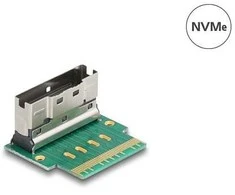 Delock Adapteris Slim SAS SFF-8654 8i Stecker zu Buchse 90° gewinkelt