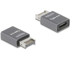 Delock Adapteris USB 10 Gbps Typ-E Key A Stecker zu USB Type-C™ Buchse Metall