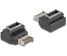 Delock Adapteris USB 10 Gbps Typ-E Key A Stecker zu Buchse gewinkelt
