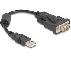 DELOCK Adapteris USB 2.0 A > 1x Seriell DB9 RS-232 St/St 0.25m