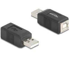 DELOCK Adapteris USB 2.0 A Stecker zu B Buchse