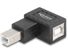 DELOCK Adapteris USB 2.0 B Stecker zu B Buchse 90° rechts gew.