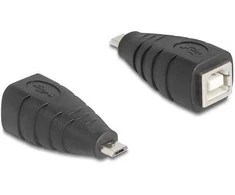DELOCK Adapteris USB 2.0 Micro-B Stecker zu B Buchse