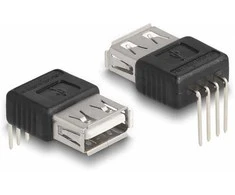 DELOCK Adapteris USB 2.0 Typ-A Buchse > 4 Pin 90° gewinkelt