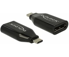 Adapteris AV Delock Delock Adapteris USB Type-C Stecker zu DisplayPort Buchse (DP Alt Mode) 4K 60 Hz