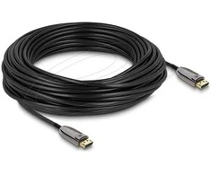 Delock Aktives Optisches Kabelis DisplayPort 2.1 8K 60 Hz 40 Gbps 25 m