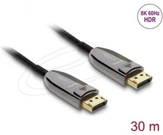 Delock Aktives Optisches Kabelis DisplayPort 2.1 8K 60 Hz 40 Gbps 30 m