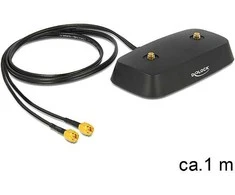 Delock 88739 - 1 m - 2xSMA - 2xSMA - Juodas
