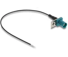 Delock Antennenkabel FAKRA Z Stecker zu offenen Kabelenden 1,13 - 20 cm 1 vorgestanztes Loch