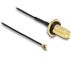 Delock Kabelis antenowy RP-SMA Lizdas do MHF I Wtyk 1.13 35 cm (88383)