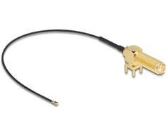Antena RTV Delock DELOCK Antennenkabel SMA 90° PCB Buchse zum Einbau zu I-PEX