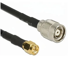 Delock Antennenkabel TNC Stecker > SMA Stecker RG-58 C/U 1,5 m