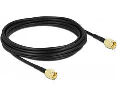 Delock antenos kabelis RP-SMA kištukinis į RP-SMA kištukas LMR/CFD100 5 m mažo nuostolio