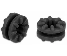 Delock Anti Vibrations Tülle juodas 10 Stück
