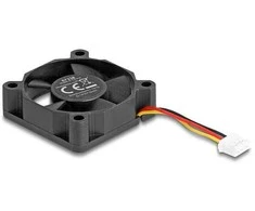 Delock Axiallüfter 12 V DC, 35 x 35 x 10 mm juodas