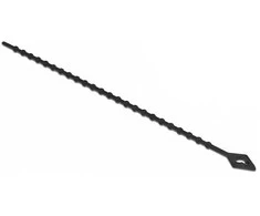 Delock Blitzbinder wiederverwendbar L 150 x B 2,4 mm juodas 100 Stück