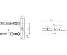 Delock Crimp-Kontakte für D-Sub Crimp Buchse 40 Stück
