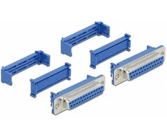 Delock D-Sub 25 Buchse mit Schneidklemme 2 vnt.