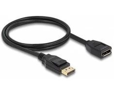 DELOCK DisplayPort 1.2 Verlngerungskabel 4K 60Hz 1m