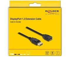 DELOCK DisplayPort 1.2 Verlngerungskabel 4K 60Hz 3m