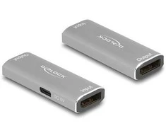 DELOCK DisplayPort 1.4 Repeater 8K 30 Hz 20m
