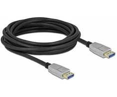 Delock DisplayPort laidas 10K 60 Hz 54 Gbps metalinis korpusas 1 m