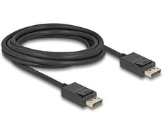Delock DisplayPort Kabelis 16K 30 Hz / 8K 60 Hz 40 Gbps 3 m