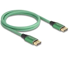 DELOCK DisplayPort Kabelis 16K 60 Hz 1m grun Metall