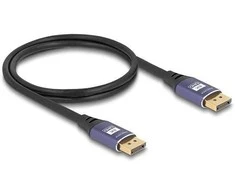 DELOCK DisplayPort Kabelis 8K 60 Hz 3m flieder Metall