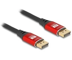 DELOCK DisplayPort Kabelis 8K 60 Hz 3m raudona Metall