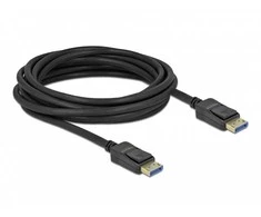 Delock DisplayPort laidas 10K 60 Hz 54 Gbps plastikinis korpusas 1 m