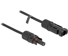 Delock DL4 Solar Kabelis 4 mm² Wtyczka do gniazda 1 m juoda