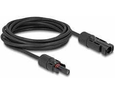 Delock DL4 Solar Kabelis 4 mm² Stecker zu Buchse 5 m juodas