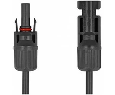 Delock DL4 Solar Kabelis 6 mm² Stecker zu Buchse 10 m juodas