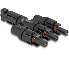 Delock DL4 Solar Konnektor 1 x Stecker zu 3 x Buchse