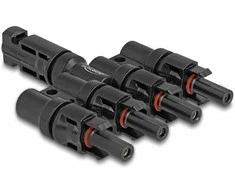 Delock DL4 Solar Konnektor 1 x Stecker zu 4 x Buchse