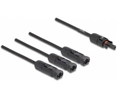 Delock DL4 Solar Splitter Kabelis 1 x Buchse zu 3 x Stecker 35 cm juodas